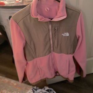 North face zip up sweater